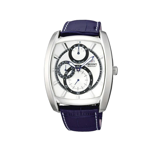 ORIENT: Automatic Watch Power Reserve Indicator, Small Seconds White dial CEZAD003W