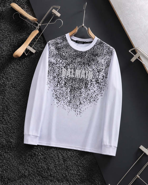 BALMAIN بلوزة كم خفيف دبل فيس صيني (10 حبات)