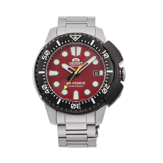 ORIENT: Mechanical Sports Watch, Metal Strap - 45.0mm (RA-AC0L02R)