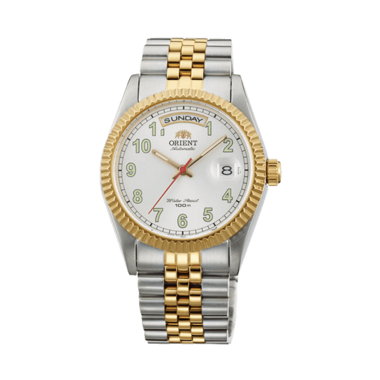 ORIENT: Oyster President DAY-DATE Sapphire Crystal (EV0J008W)
