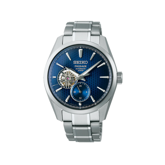 SEIKO: Presage Sharp Edged Series Men's Automatic Watch Blue Dial (SPB417J1) Made in Japan