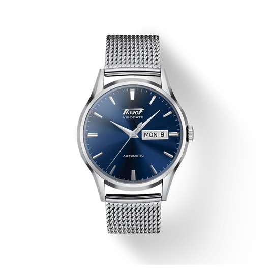 TISSOT HERITAGE VISODATE AUTOMATIC Blue Dial Swiss Made T019.430.11.041.00
