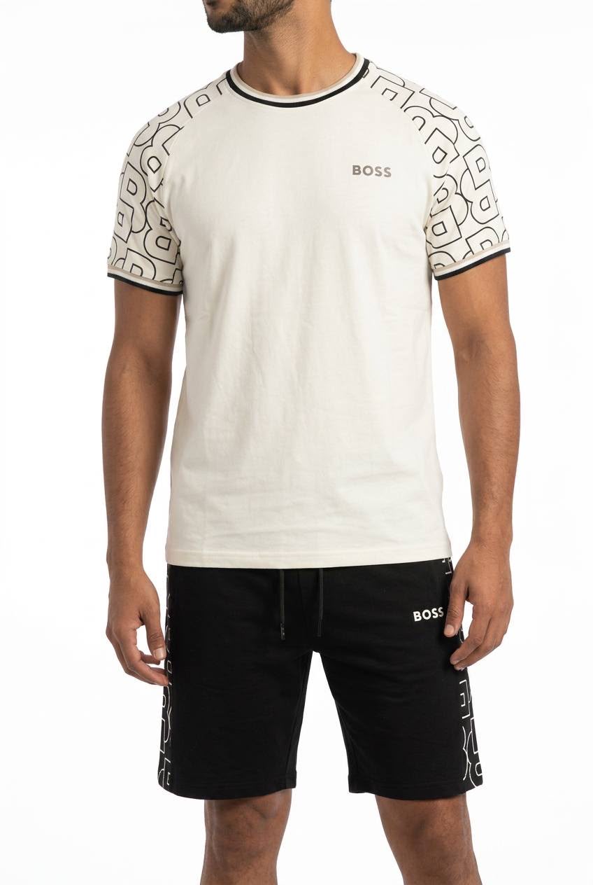 BOSS طقم شورت وبلوزة صيني (عدد 10 حبات)
