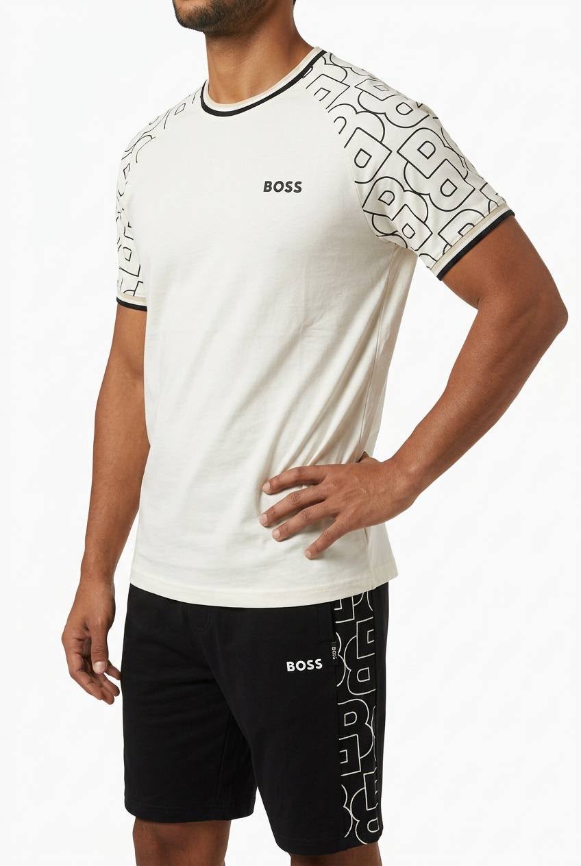 BOSS طقم شورت وبلوزة صيني (عدد 10 حبات)
