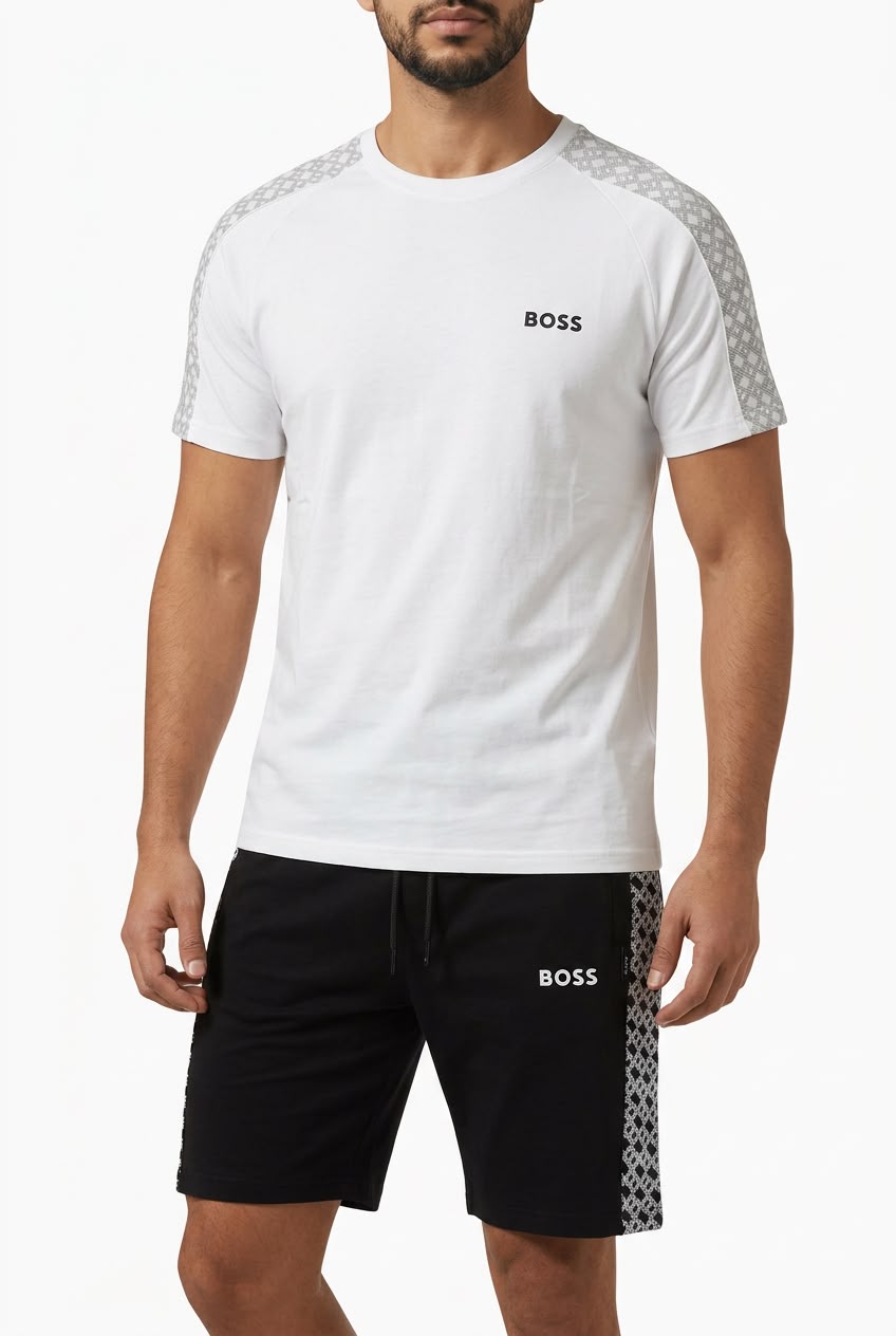 BOSS طقم شورت وبلوزة صيني (عدد 10 حبات)