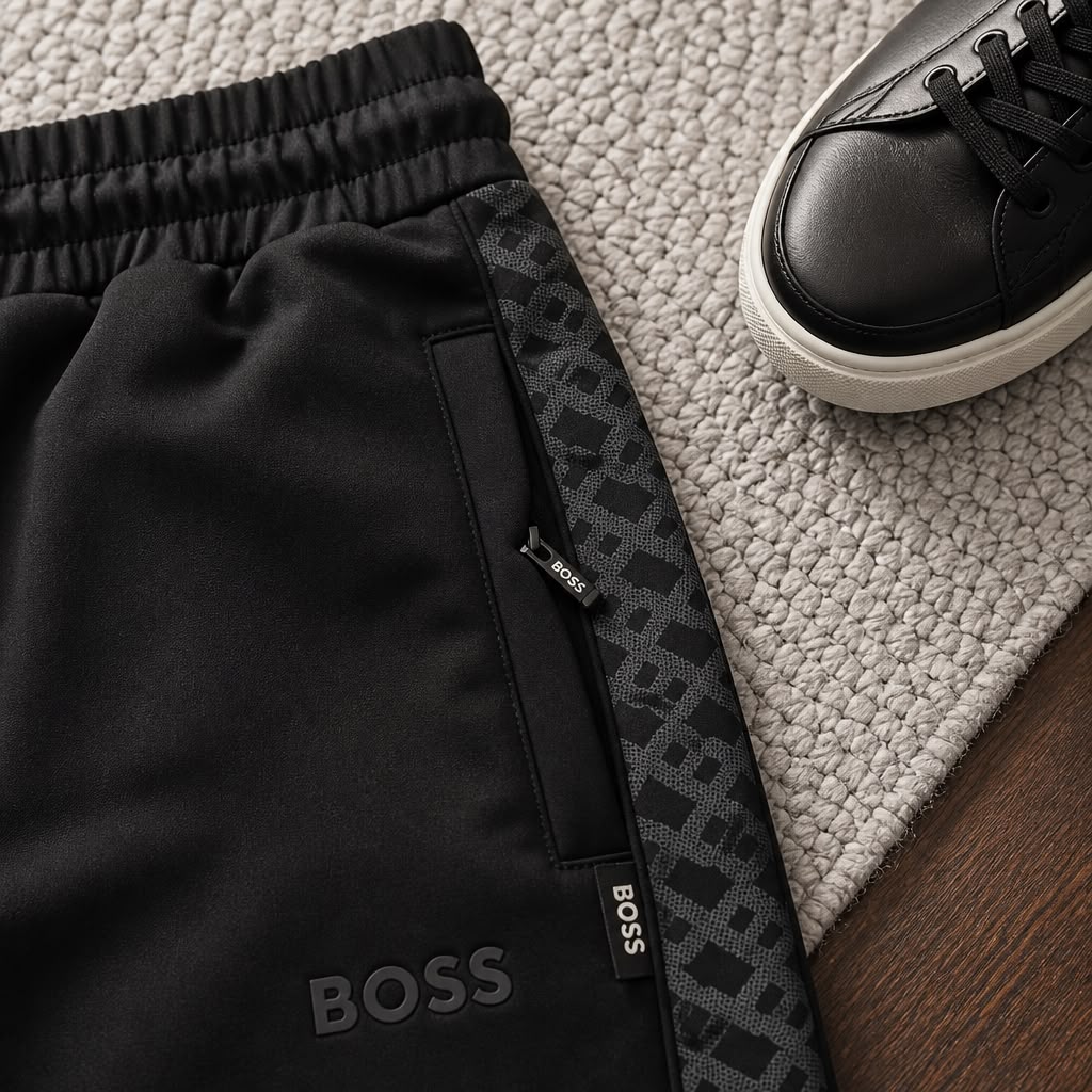 BOSS طقم شورت وبلوزة صيني (عدد 10 حبات)