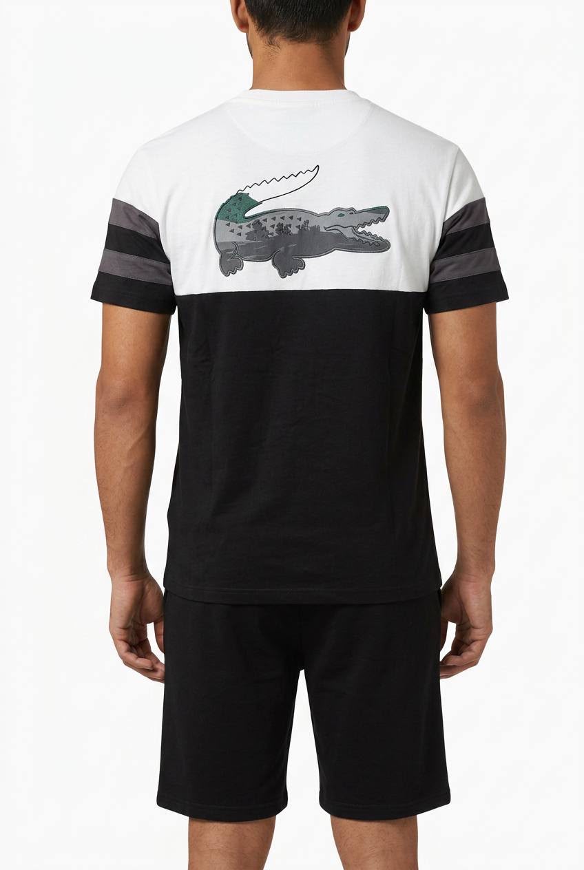 LACOSTE طقم شورت وبلوزة صيني (عدد 10 حبات)